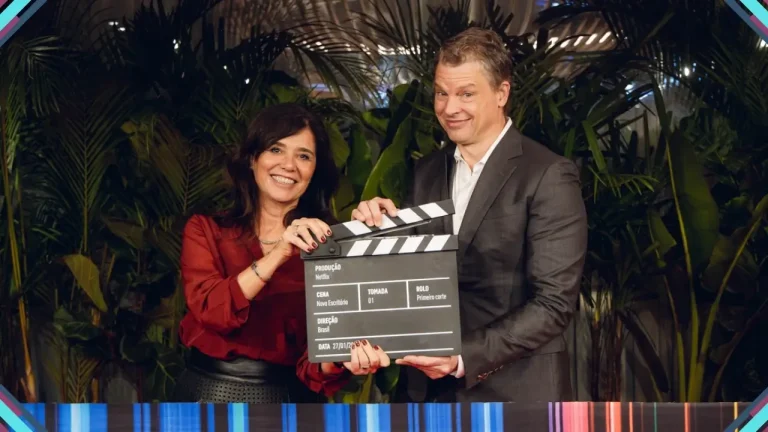 Greg Peters, co-CEO da Netflix, e Elisabetta Zenatti