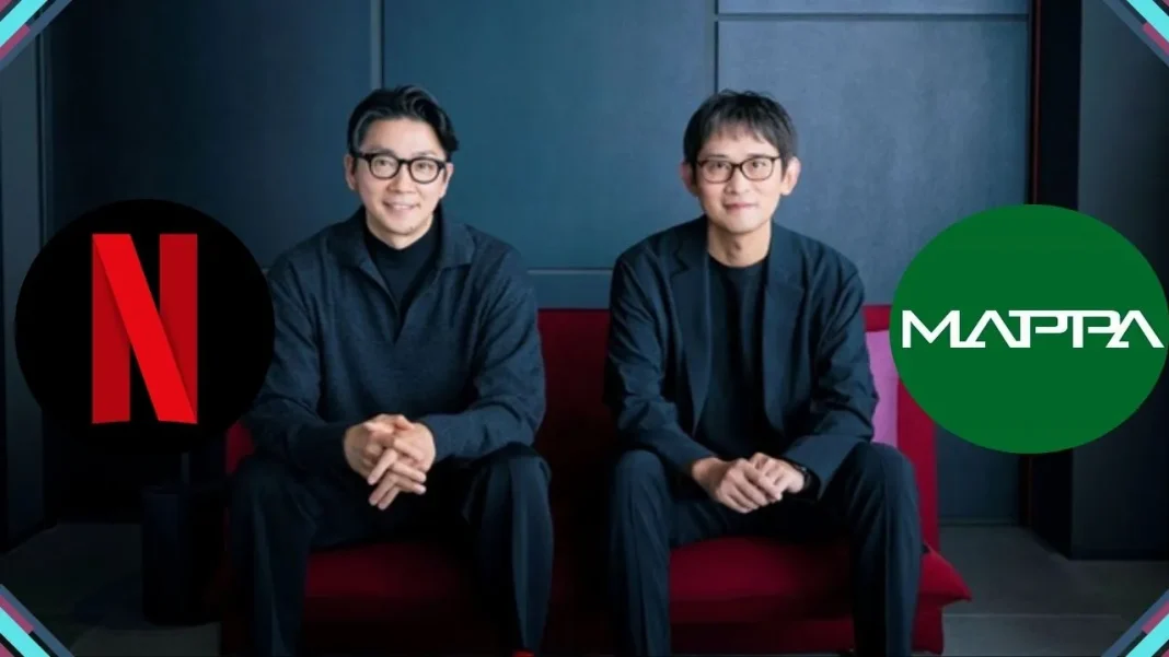 Netflix e MAPPA ampliam parceria para produção de animes Esquerda: Kazutaka Sakamoto, vice-presidente de conteúdo da Netflix; direita: Manabu Otsuka, CEO da MAPPA