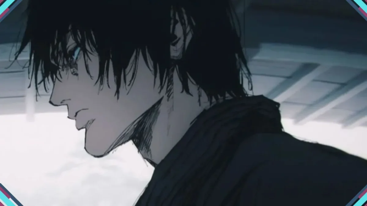 Prévia do episódio 5 do anime Jujutsu Kaisen (3ª temporada) 2 Prévia do episódio 5 do anime Jujutsu Kaisen (3ª temporada), personagem tenso