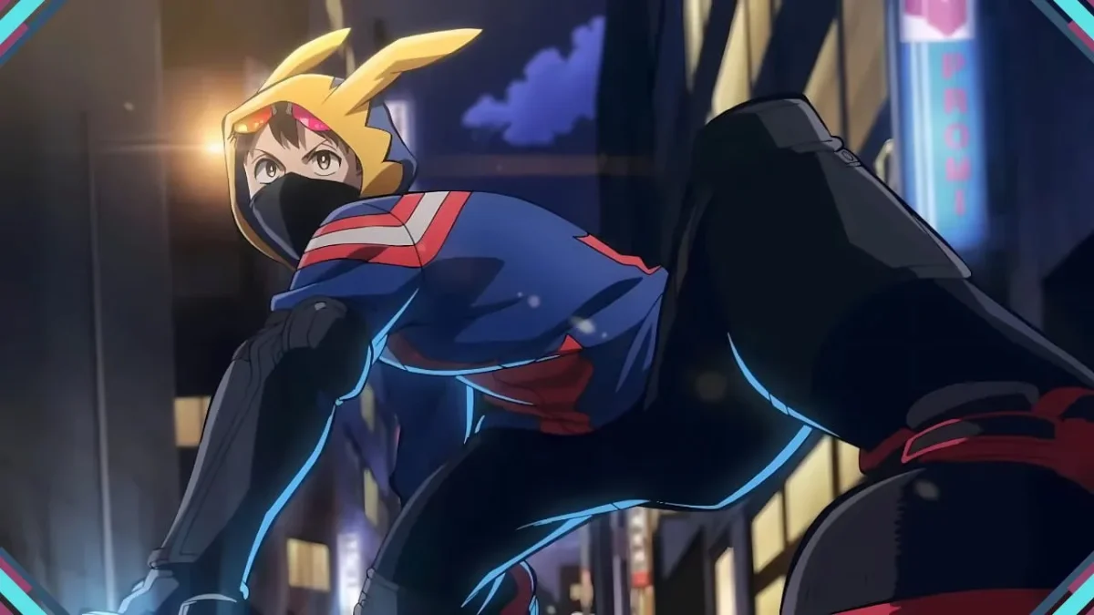My Hero Academia: Vigilantes (2ª temporada), personagem em posição para exibir seu potencial