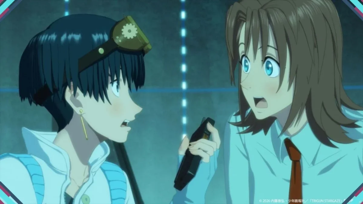 Primeiras impressões | TRIGUN STARGAZE 2 Primeiras impressões | TRIGUN STARGAZE, personagens do episódio