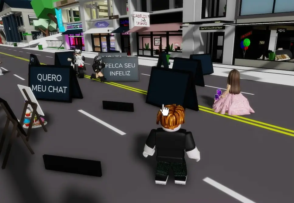 Usuários protestam no Brookhaven sobre a nova diretriz do Roblox