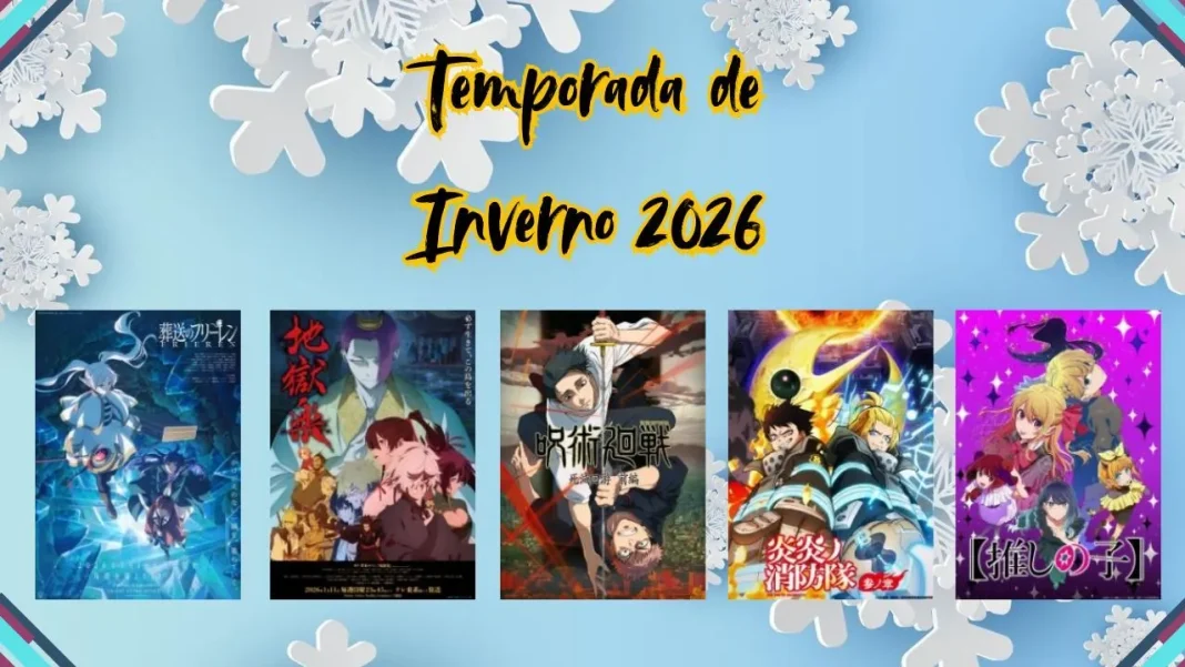 Confira todos os animes que estreiam em janeiro de 2026