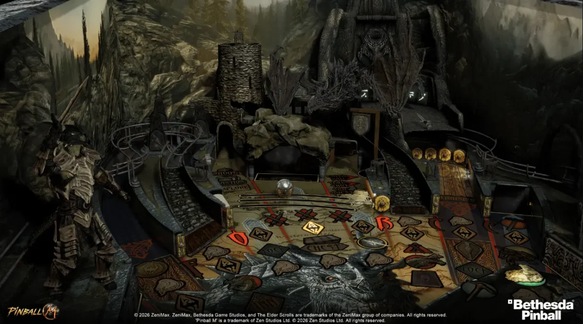 Skyrim Pinball mesa