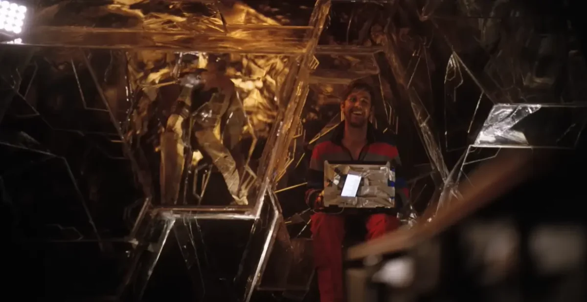 Personagens Rocky e Ryland Grace em Devoradores de Estrelas