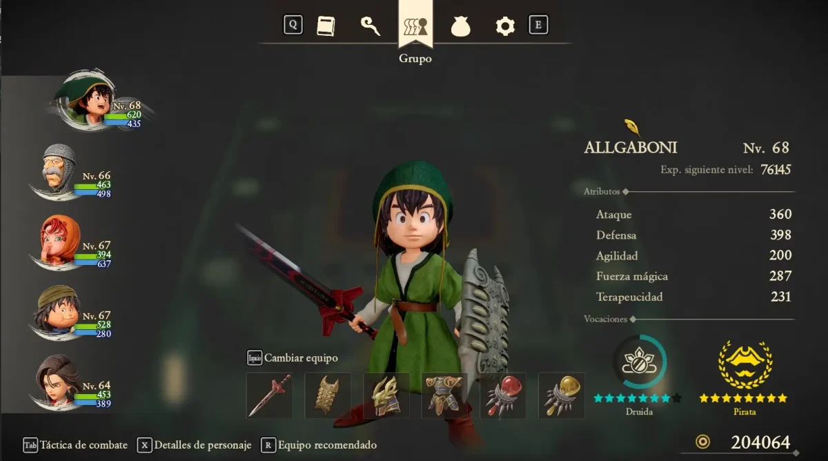 Personagens principais de Dragon Quest VII Reimagined reunidos em cena