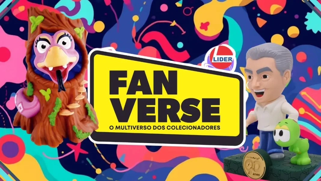 Bonecos colecionáveis da Fanverse e Fandom Box apresentados na Abrin 2026, com personagens da cultura pop e entretenimento.