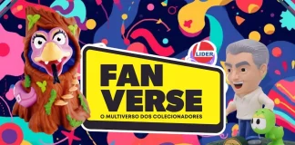 Bonecos colecionáveis da Fanverse e Fandom Box apresentados na Abrin 2026, com personagens da cultura pop e entretenimento.