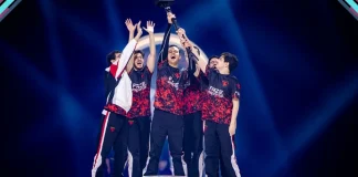 Jogadores da FaZe comemoram título do Six Invitational 2026 após vitória sobre a Team Secret