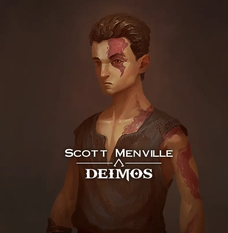 Deimos em God of War Sons of Sparta para PS5