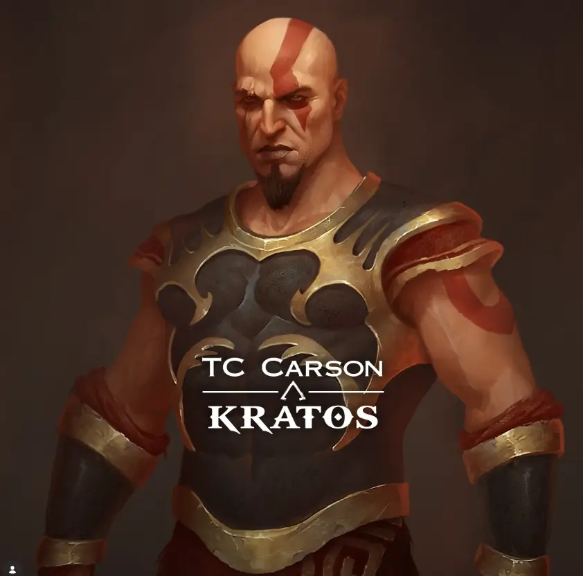 Kratos clássico em God of War Sons of Sparta
