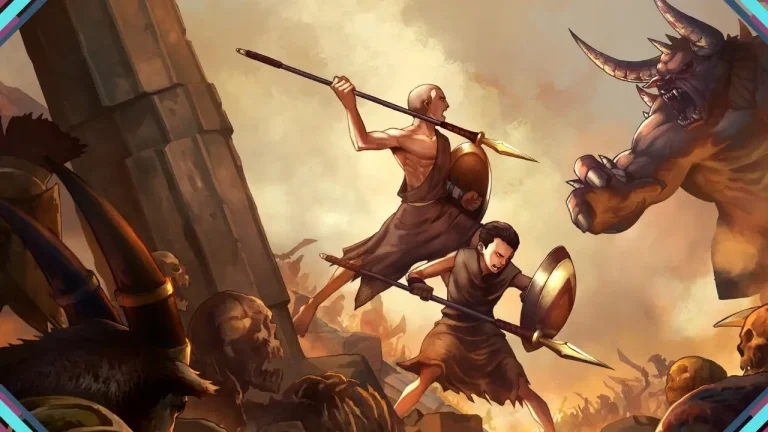 Kratos e Deimos jovens em God of War: Sons of Sparta em fase 2D com visual retrô em pixel art.