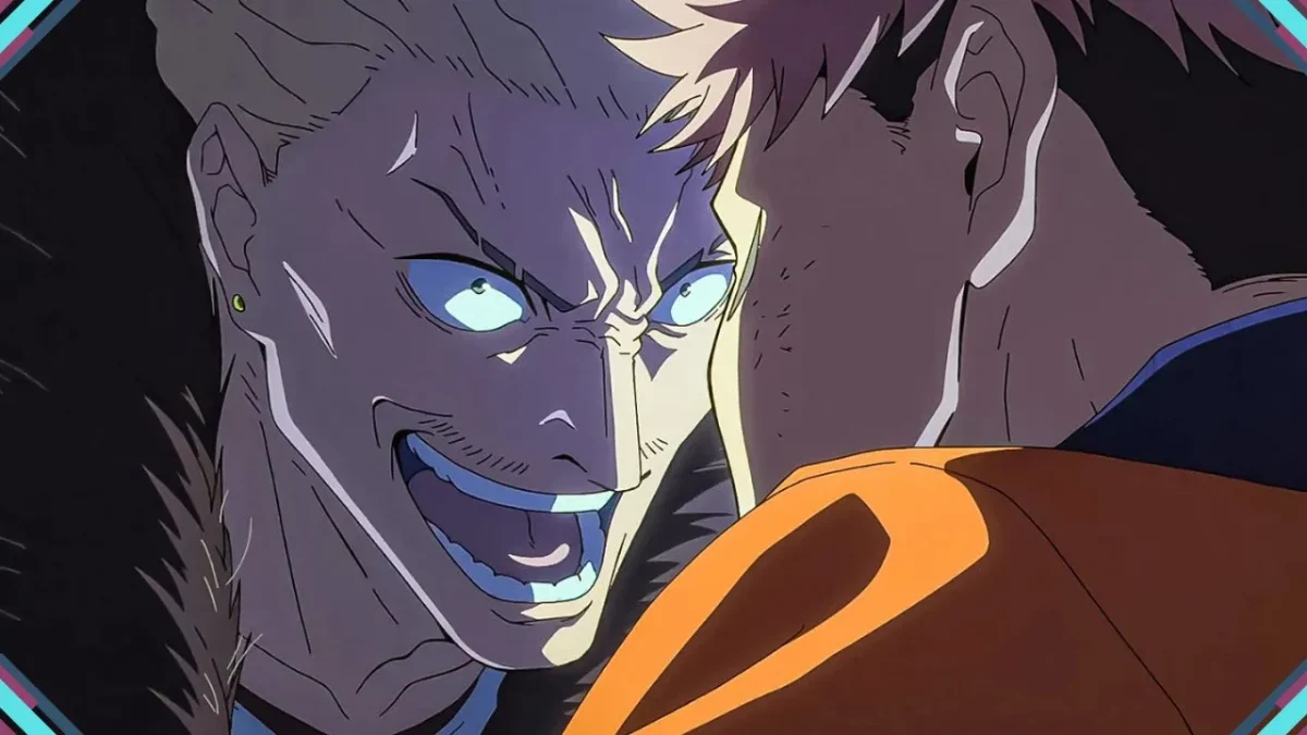 Prévia do episódio 6 do anime Jujutsu Kaisen (3ª temporada), cena tensa.