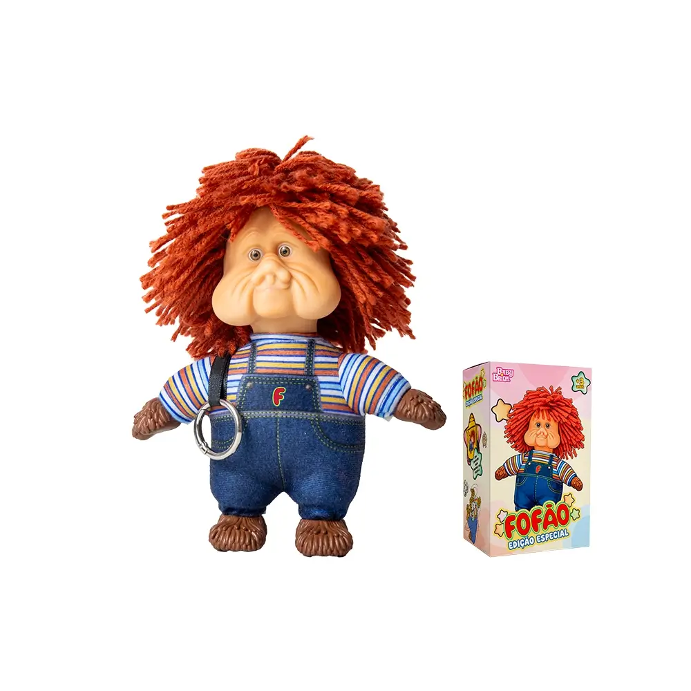 Novo boneco do Fofão é uma das apostas da Novabrink na Abrin 2026 2 Mini Fofão, com 15 cm, surge em versão boneco-chaveiro da Novabrink como novidade na Abrin 2026.