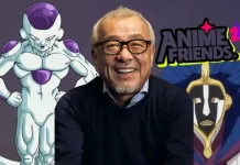 Ryusei Nakao em imagem promocional do Anime Friends 2026 com destaque para seus personagens no anime