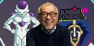 Ryusei Nakao em imagem promocional do Anime Friends 2026 com destaque para seus personagens no anime