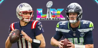 Patriots e Seahawks disputam o Super Bowl 2026 no Levi’s Stadium, com show do intervalo e trailers exibidos durante a transmissão.