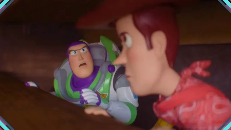Woody e Buzz Lightyear em cena do trailer dublado de Toy Story 5