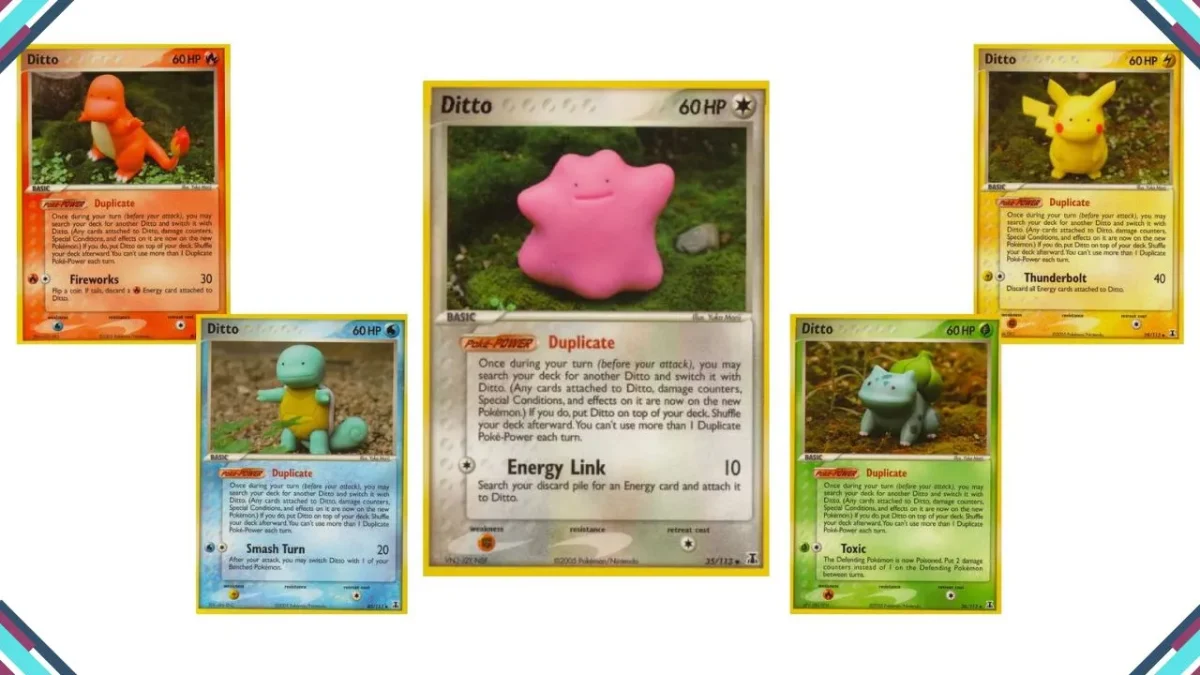 Imagem com tranding cards de Pokémon
