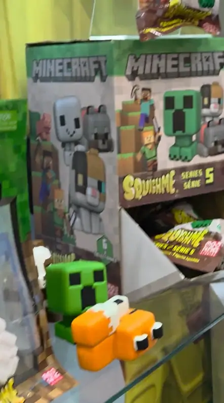 Spinners e Squish de Sonic, Minecraft, Poppy Playtime chegam ao Brasil pela DC Toys & Geeks 2 Squish do Minecraft inspirado nos personagens do jogo