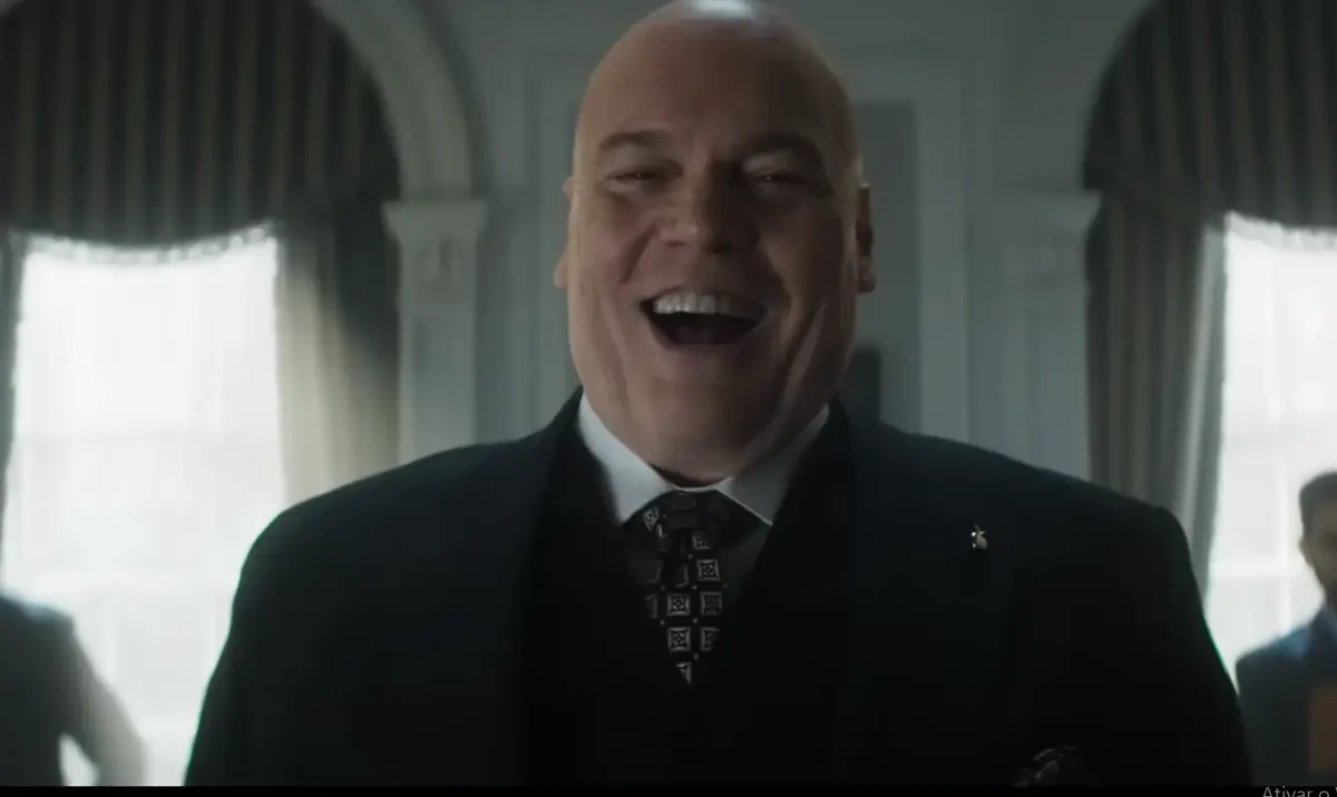 Vincent D'Onofrio na pele de Wilson Fisk, "O Rei do Crime" em Demolidor Renascido