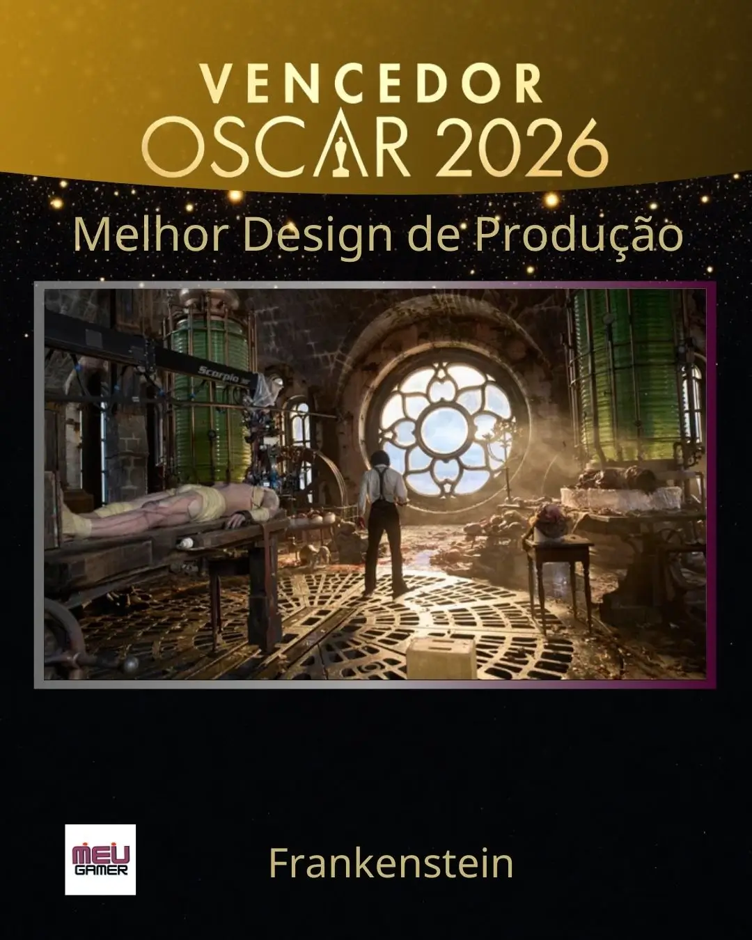 Melhor Design de Produção e Arte - Frankenstein - Oscar 2026