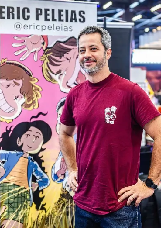 Autor Eric Peleias, roteirista da série Como Fazer Amigos