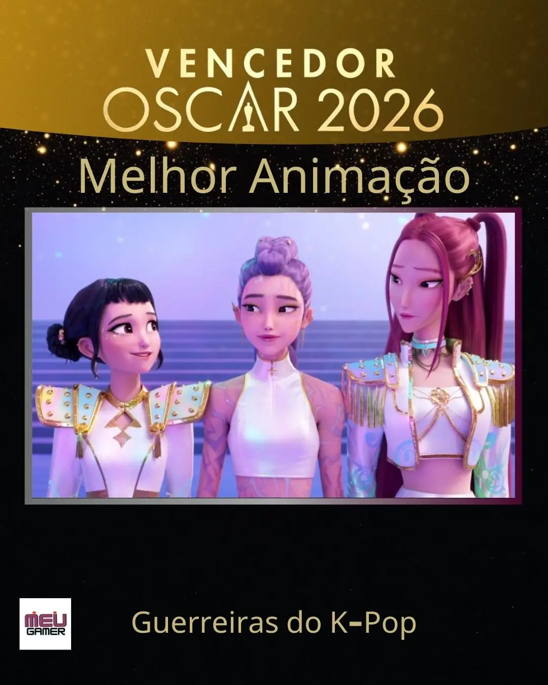 Guerreiras do K-Pop Melhor Animação Oscar 2026