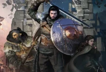 Personagens de Crimson Desert em cena do jogo com suporte ao AMD FSR 4.1