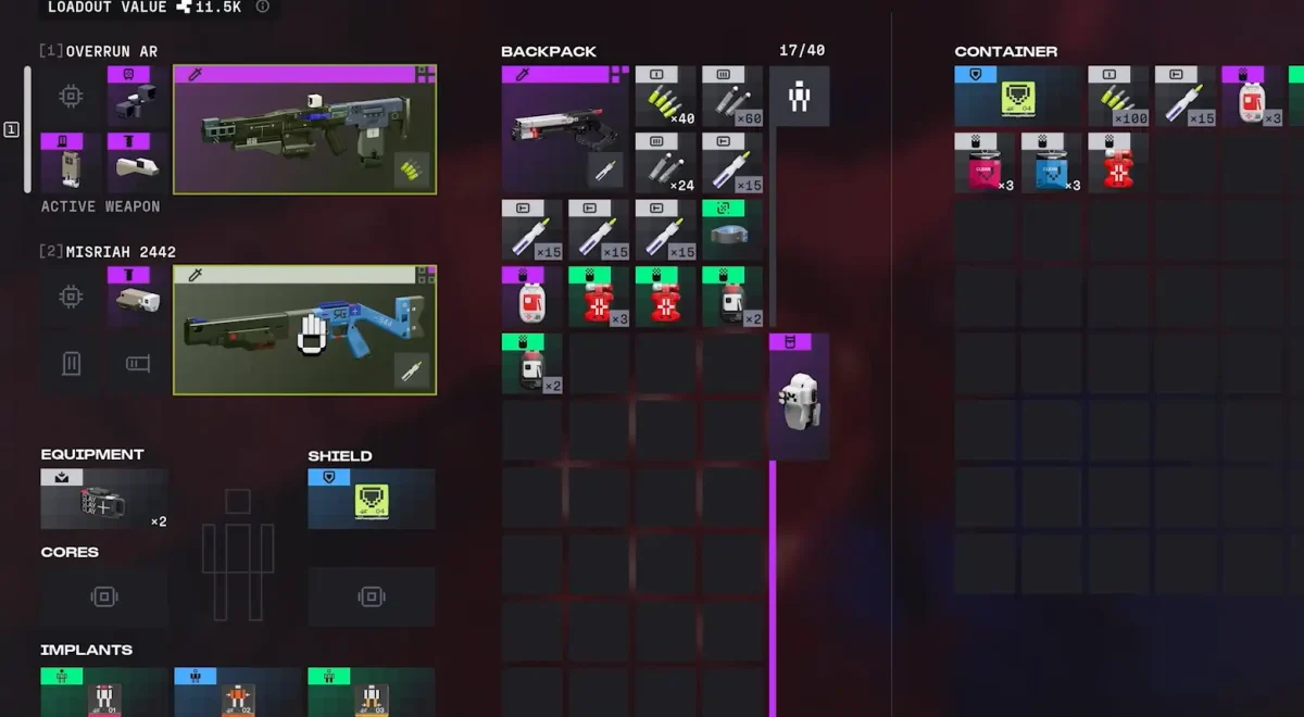 Combate em primeira pessoa no jogo Marathon com interface HUD futurista