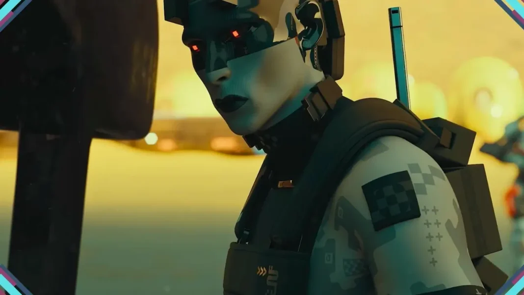 Gameplay de Marathon mostrando exploração em mapa futurista com jogador equipado em ambiente sci-fi