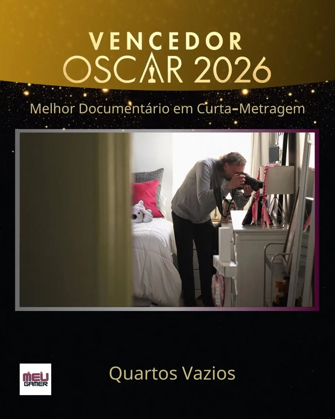 Melhor Documentário em curta-metragem - Quartos Vazios - Oscar 2026