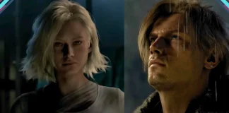 Leon S. Kennedy e Grace Ashcroft em Resident Evil Requiem