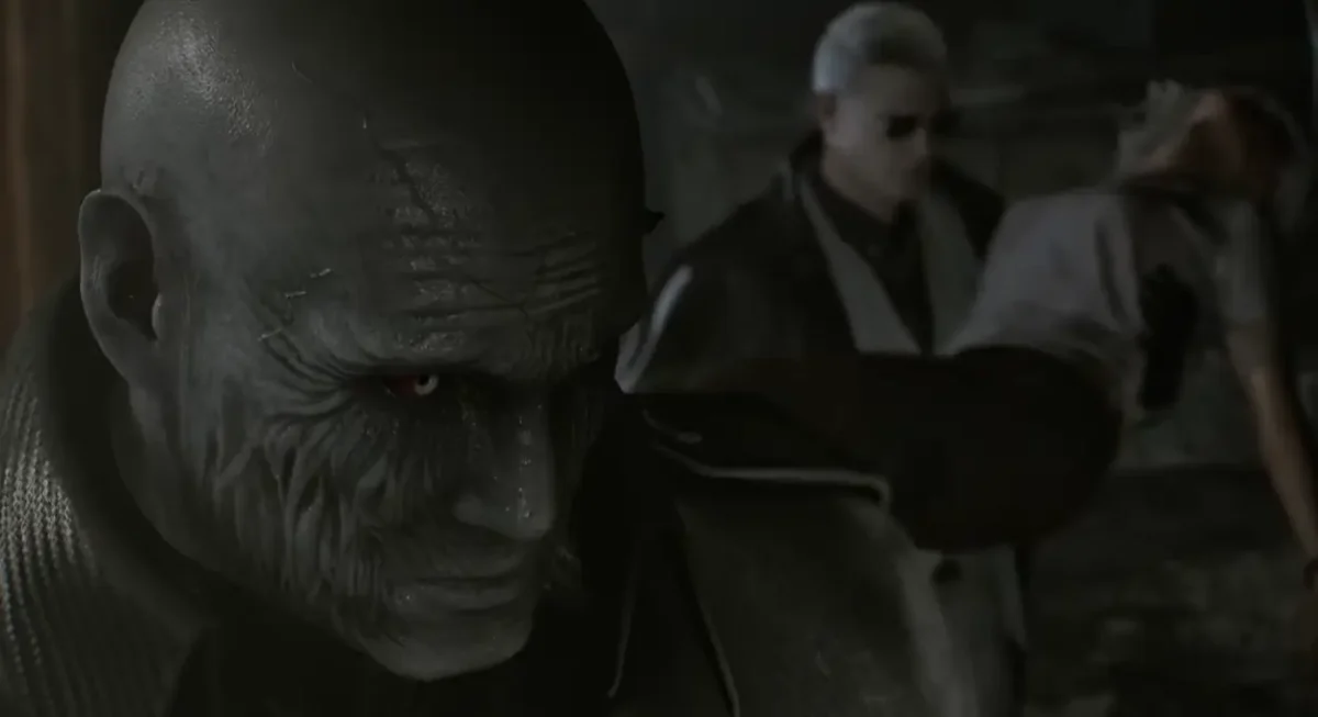 Tirano (Tyrant ) de Resident Evil e ooutros personagens icônicos na cena