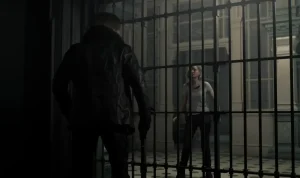 A imagem representa os protagonistas Grace Ashcroft  e Leon S. Kennedy em Resident Evil Requiem.