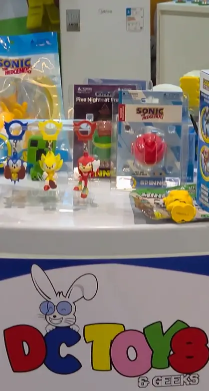 Spinners e Squish de Sonic, Minecraft, Poppy Playtime chegam ao Brasil pela DC Toys & Geeks 6 Spinner do Sonic da linha de brinquedos sensoriais da DC Toys & Geeks