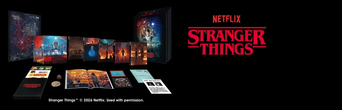 O box dos sonhos de Stranger Things chega em julho 2 Coleção completa de Stranger Things em mídia física com todos os itens e temporadas