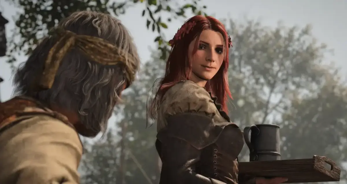 Black Flag Resynced no PC: a Ubisoft quer ver sua placa de vídeo suando 2 Personagem feminina de cabelos ruivos em cena externa de Assassin's Creed Black Flag Resynced