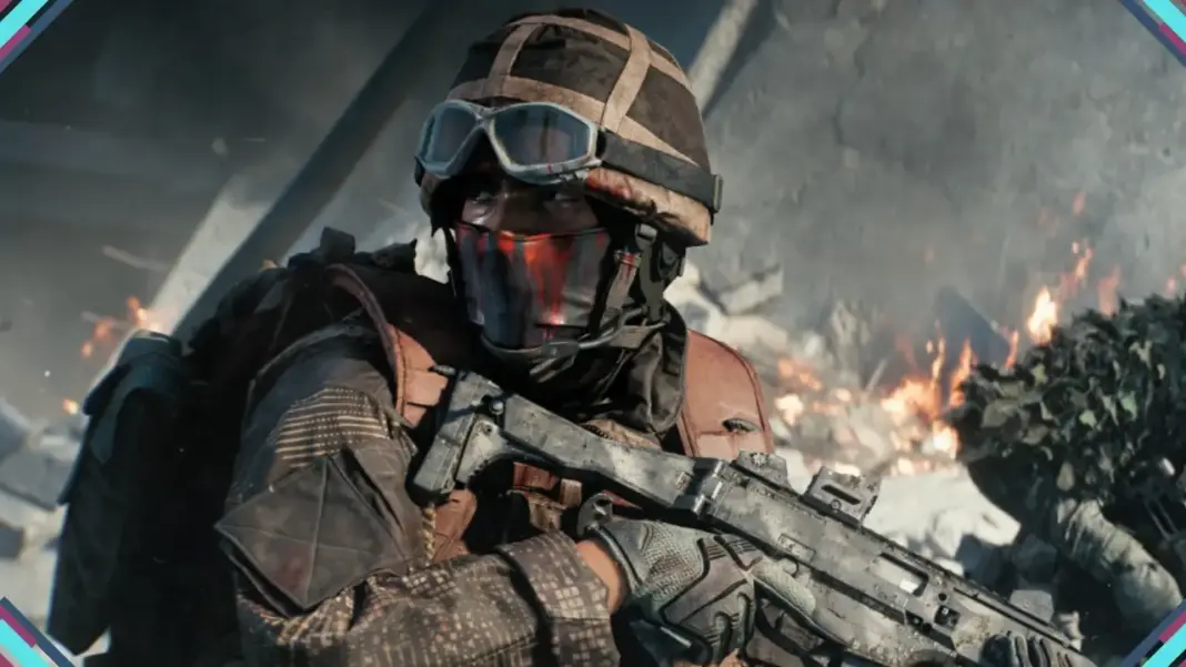 Soldados em combate no mapa Contaminação de Battlefield 6, referente à atualização Caçada/Presa da Temporada 2