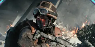 Soldados em combate no mapa Contaminação de Battlefield 6, referente à atualização Caçada/Presa da Temporada 2