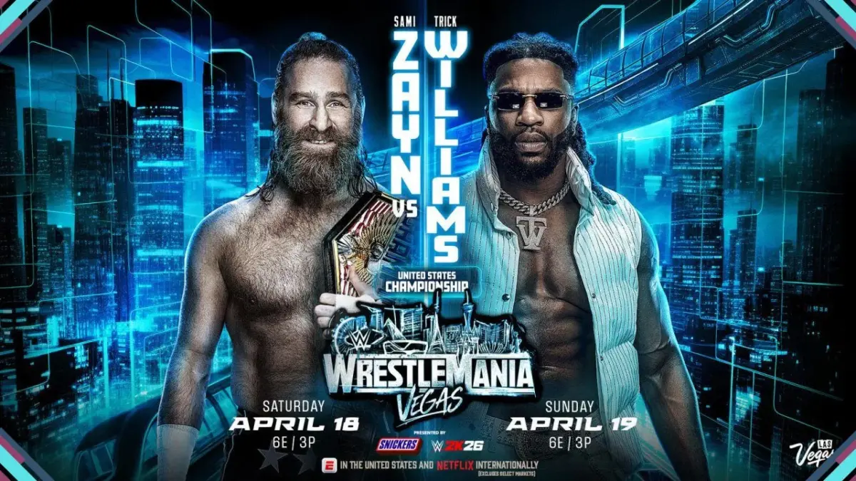 WWE United States Champion Sami Zayn (c) vs Trick Williams