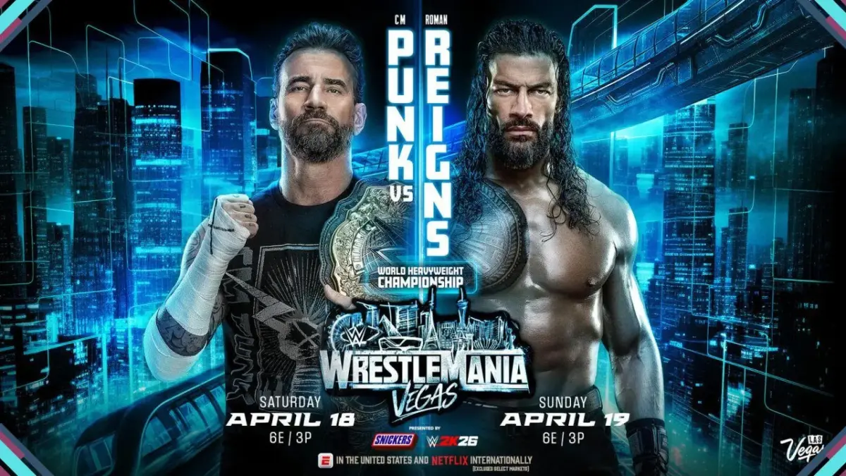 World Heavyweight Champion CM Punk (c) vs Roman Reigns