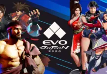 Evo Japan 2026: o maior torneio de jogos de luta do mundo ocorre em uma semana Arte oficial do Evo Japan 2026 com personagens de Street Fighter 6, King of Fighters XV e 2XKO ao redor do logo do evento sobre fundo azul