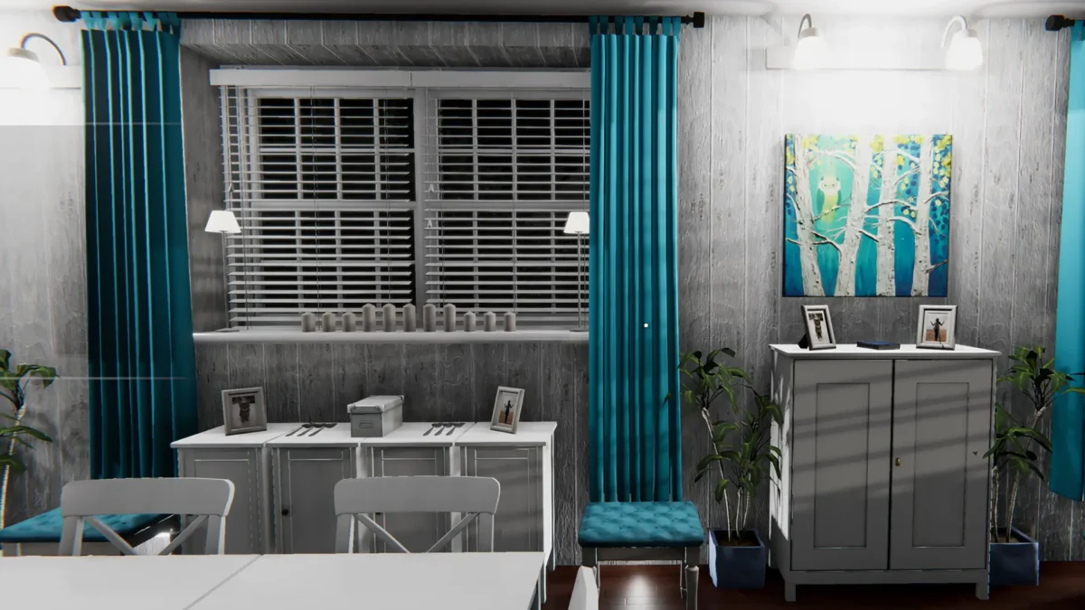 House Flipper, cenário reformado no jogo