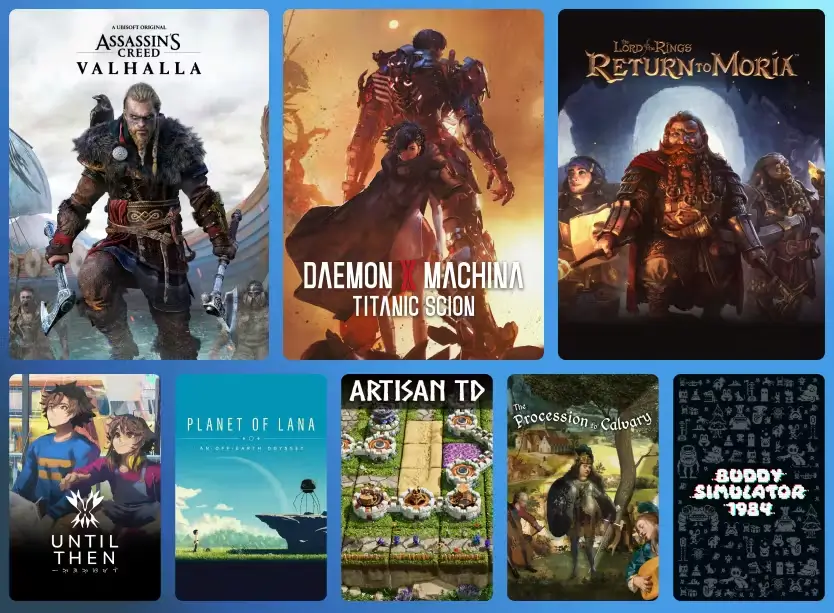 Humble Choice de abril traz Valhalla e mais seis jogos 1 7 jogos por R$ 78, com Valhalla e mais títulos