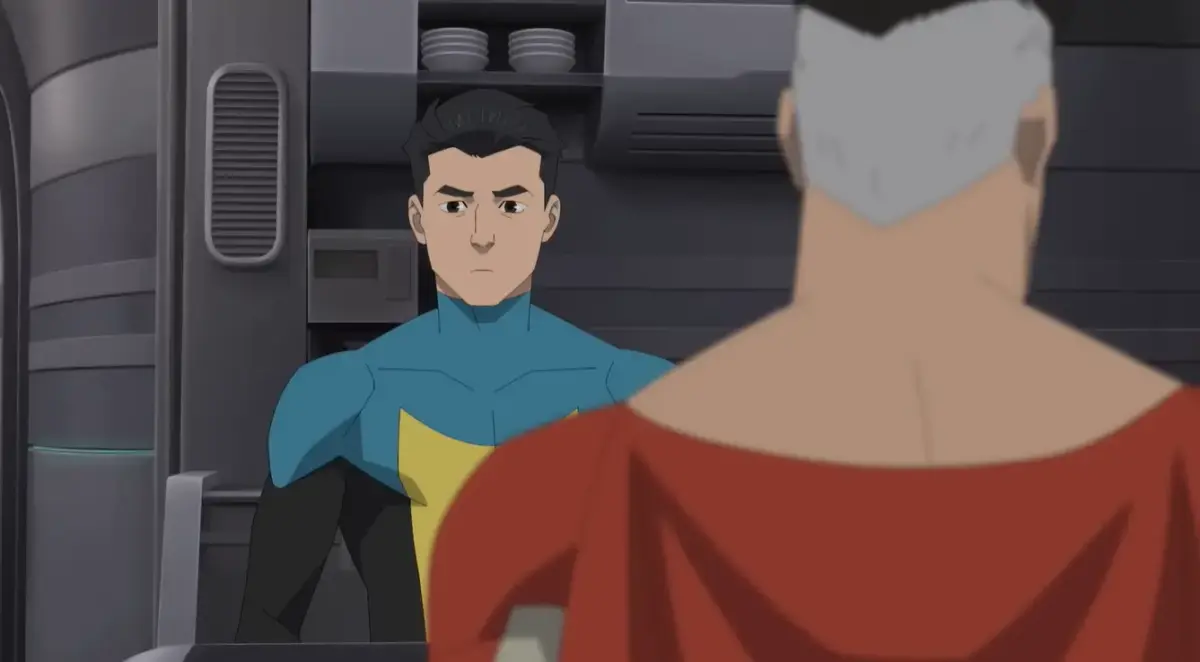 Invencível episódio 8 da temporada 4 já está disponível no Prime Video 1 Mark Grayson e Omni-Man em confronto tenso na temporada 4 de Invencível