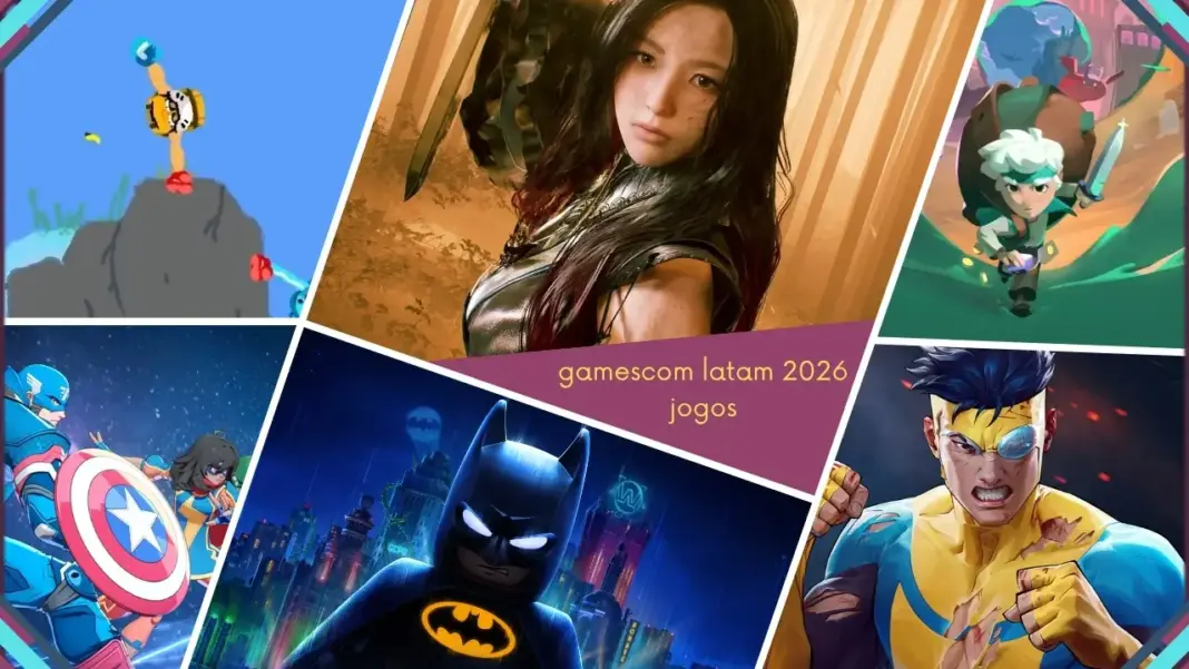 Jogos confirmados para demo na gamescom latam 2026 no Distrito Anhembi em São Paulo