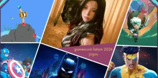 Jogos confirmados para demo na gamescom latam 2026 no Distrito Anhembi em São Paulo