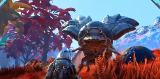 Criatura alienígena capturada na Xeno Arena de No Man's Sky, update 6.3 de abril de 2026