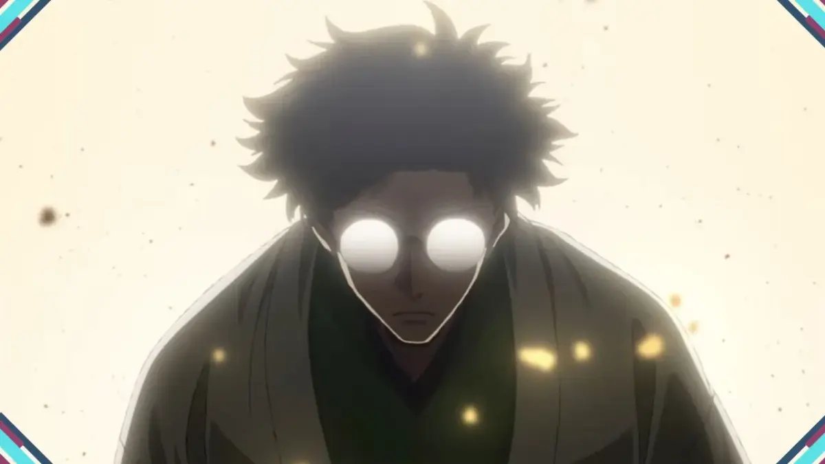Primeiras impressões | Anime Akane-banashi, cena enigmática do personagem